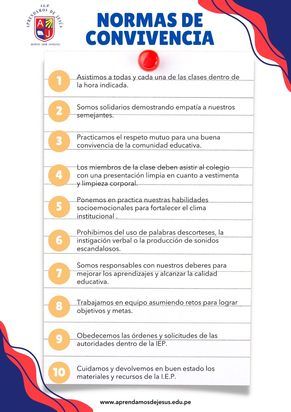 NORMAS DE CONVIVENCIA