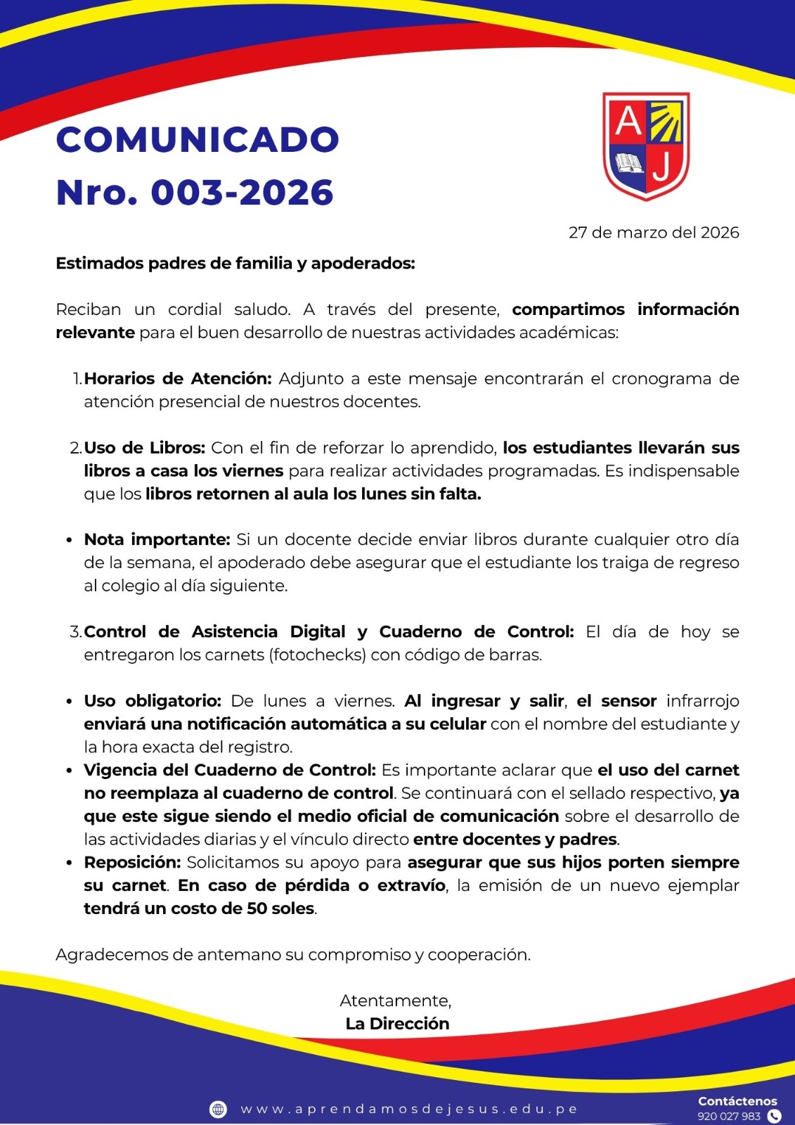 RECORDATORIOS